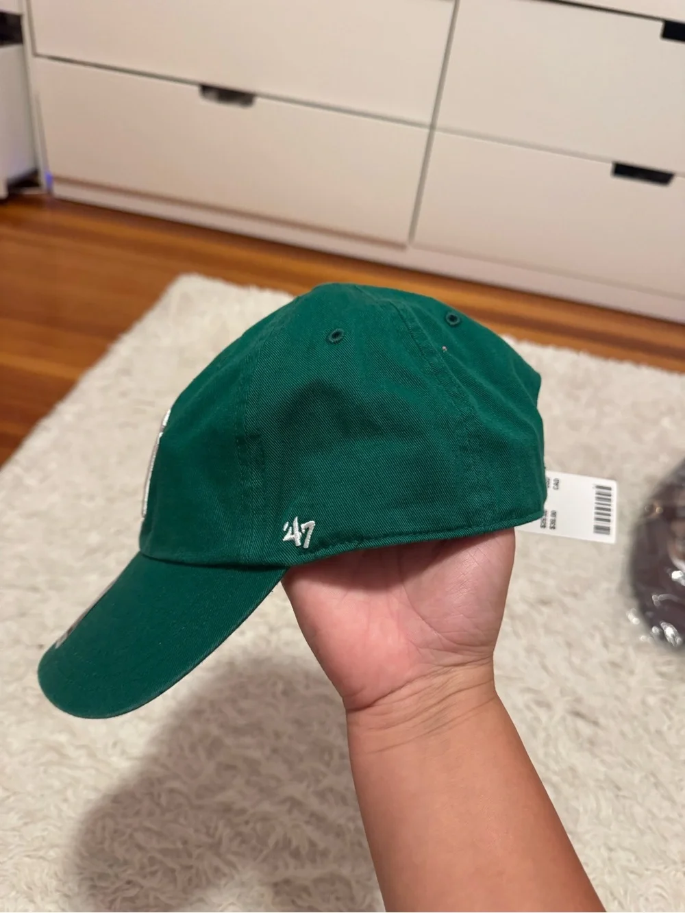 Green New York Yankees Clean Up Adjustable Cap